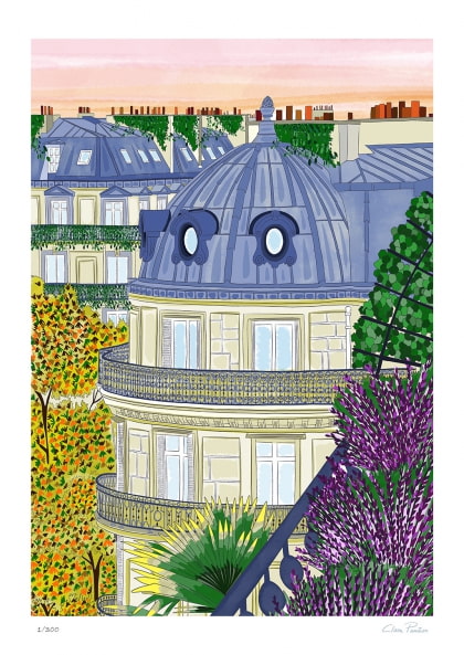 Les toits de Paris – hover